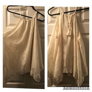 Torrid lace halter top